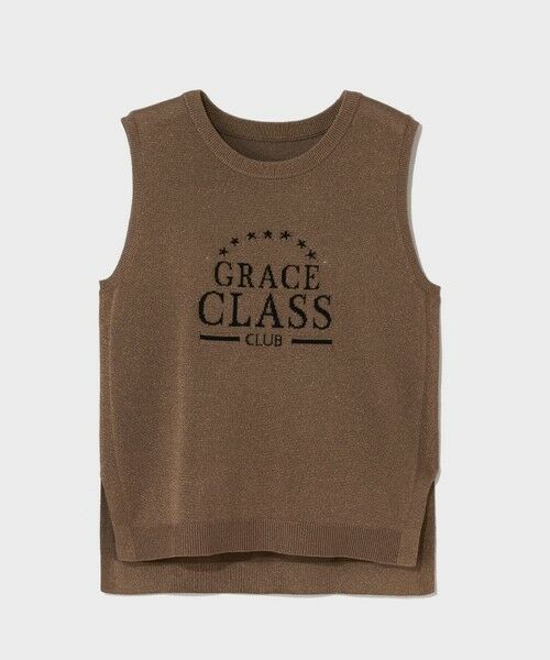 GRACE CONTINENTAL / グレースコンチネンタル その他トップス | ラメジャガードノースリーブ | 詳細5