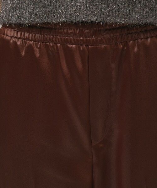 GRACE CONTINENTAL / グレースコンチネンタル その他パンツ | レザーライクパンツ | 詳細5