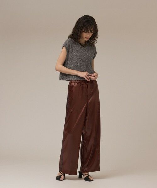 GRACE CONTINENTAL / グレースコンチネンタル その他パンツ | レザーライクパンツ | 詳細1