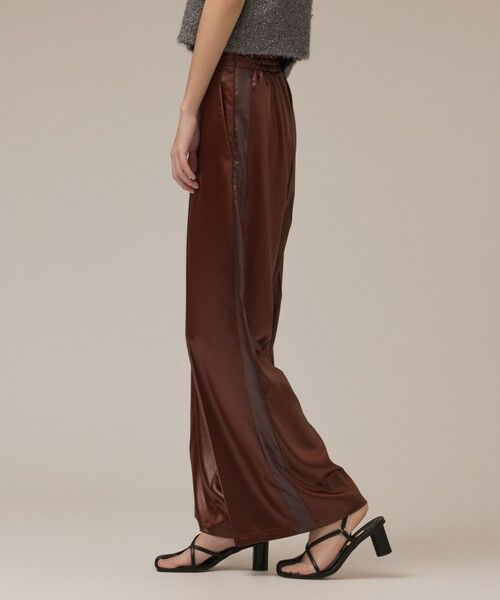 GRACE CONTINENTAL / グレースコンチネンタル その他パンツ | レザーライクパンツ | 詳細3