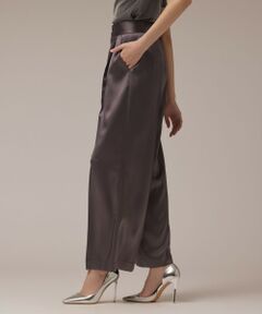 GRACE CONTINENTAL / グレースコンチネンタル その他パンツ | トリアセサテンワイドパンツ