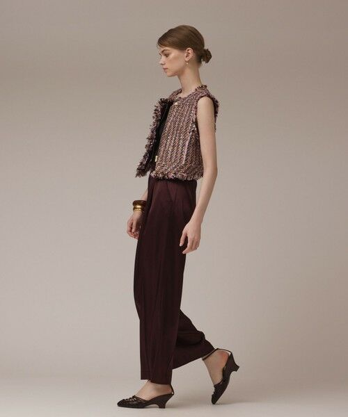 GRACE CONTINENTAL / グレースコンチネンタル その他パンツ | トリアセサテンワイドパンツ | 詳細2