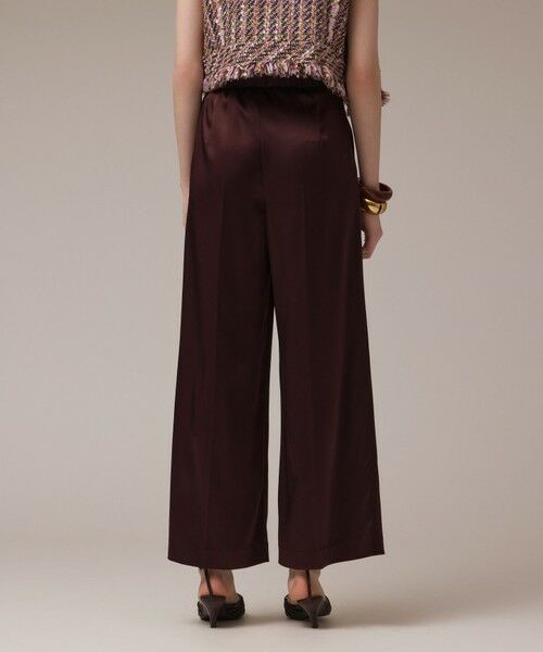 GRACE CONTINENTAL / グレースコンチネンタル その他パンツ | トリアセサテンワイドパンツ | 詳細5