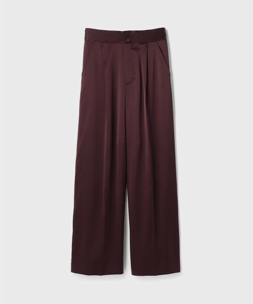 GRACE CONTINENTAL / グレースコンチネンタル その他パンツ | トリアセサテンワイドパンツ | 詳細6