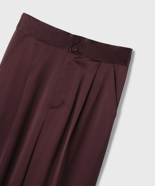 GRACE CONTINENTAL / グレースコンチネンタル その他パンツ | トリアセサテンワイドパンツ | 詳細8