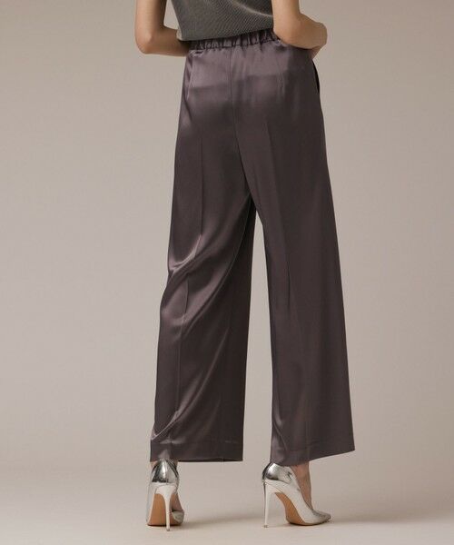 GRACE CONTINENTAL / グレースコンチネンタル その他パンツ | トリアセサテンワイドパンツ | 詳細10