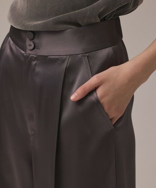 GRACE CONTINENTAL / グレースコンチネンタル その他パンツ | トリアセサテンワイドパンツ | 詳細11