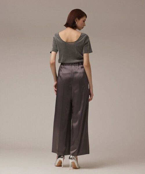 GRACE CONTINENTAL / グレースコンチネンタル その他パンツ | トリアセサテンワイドパンツ | 詳細16