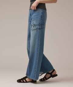 GRACE CONTINENTAL / グレースコンチネンタル デニムパンツ | バギ−デニムパンツ (My Beautiful Things)