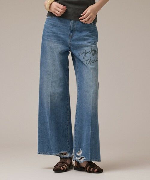 GRACE CONTINENTAL / グレースコンチネンタル デニムパンツ | バギ−デニムパンツ (My Beautiful Things) | 詳細1