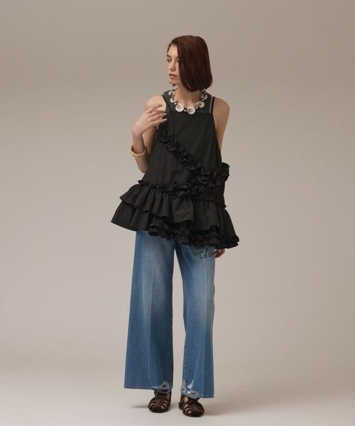 GRACE CONTINENTAL / グレースコンチネンタル デニムパンツ | バギ−デニムパンツ (My Beautiful Things) | 詳細8