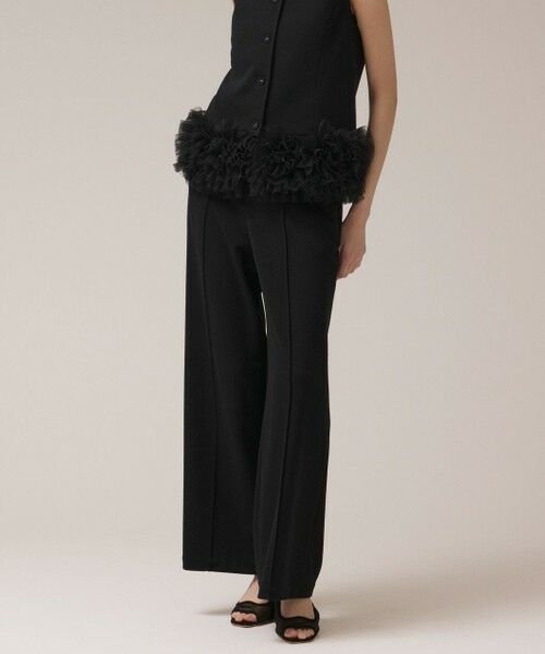 GRACE CONTINENTAL / グレースコンチネンタル その他パンツ | ワイドジャージパンツ(ブラック)