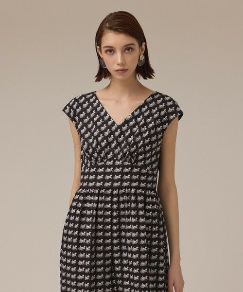 GRACE CONTINENTAL / グレースコンチネンタル サロペット・オールインワン | ホースプリントサロペット | 詳細8