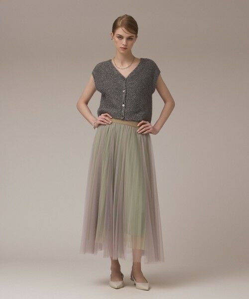 GRACE CONTINENTAL / グレースコンチネンタル ロング・マキシ丈スカート | チュールリバーシブルスカート | 詳細1