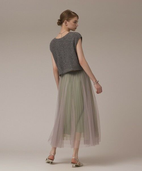 GRACE CONTINENTAL / グレースコンチネンタル ロング・マキシ丈スカート | チュールリバーシブルスカート | 詳細3