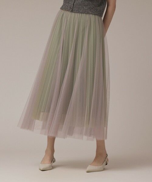 GRACE CONTINENTAL / グレースコンチネンタル ロング・マキシ丈スカート | チュールリバーシブルスカート | 詳細4