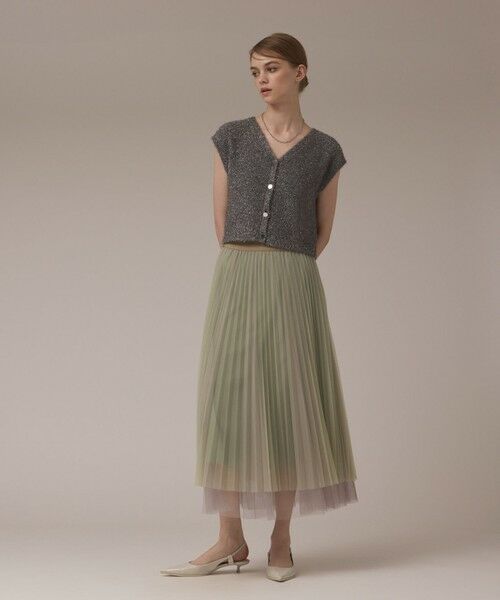 GRACE CONTINENTAL / グレースコンチネンタル ロング・マキシ丈スカート | チュールリバーシブルスカート | 詳細7