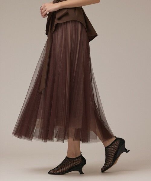 GRACE CONTINENTAL / グレースコンチネンタル ロング・マキシ丈スカート | チュールリバーシブルスカート | 詳細18
