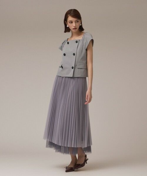 GRACE CONTINENTAL / グレースコンチネンタル ロング・マキシ丈スカート | チュールリバーシブルスカート | 詳細26