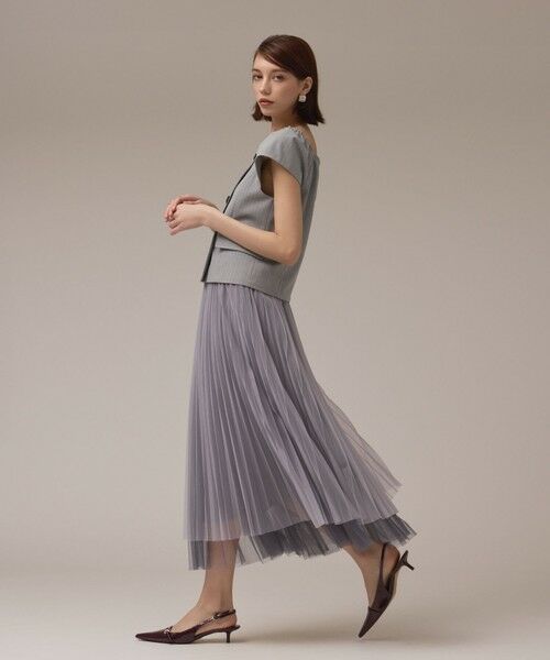 GRACE CONTINENTAL / グレースコンチネンタル ロング・マキシ丈スカート | チュールリバーシブルスカート | 詳細27
