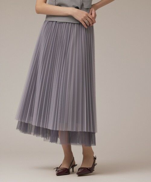 GRACE CONTINENTAL / グレースコンチネンタル ロング・マキシ丈スカート | チュールリバーシブルスカート | 詳細29