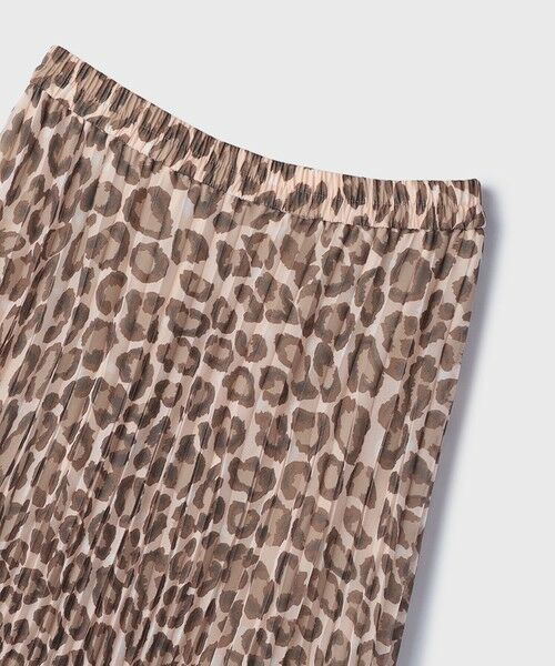 GRACE CONTINENTAL / グレースコンチネンタル ロング・マキシ丈スカート | ヒョウ柄ロングプリーツスカート | 詳細10