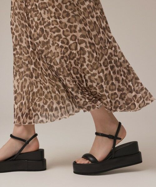 GRACE CONTINENTAL / グレースコンチネンタル ロング・マキシ丈スカート | ヒョウ柄ロングプリーツスカート | 詳細6