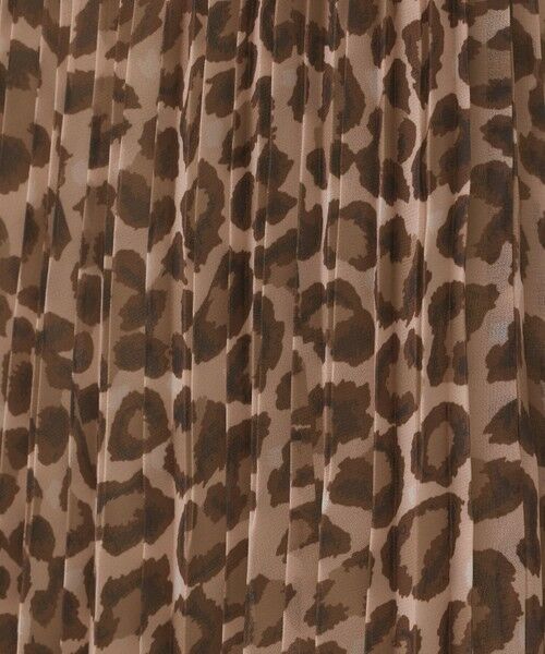 GRACE CONTINENTAL / グレースコンチネンタル ロング・マキシ丈スカート | ヒョウ柄ロングプリーツスカート | 詳細7