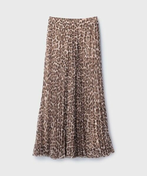 GRACE CONTINENTAL / グレースコンチネンタル ロング・マキシ丈スカート | ヒョウ柄ロングプリーツスカート | 詳細9