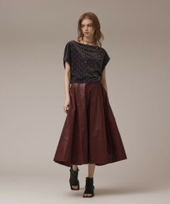 GRACE CONTINENTAL / グレースコンチネンタル ロング・マキシ丈スカート | コーティングタックスカート