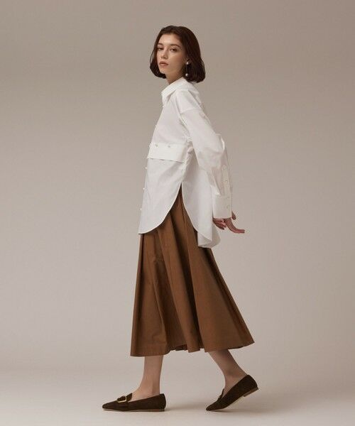 GRACE CONTINENTAL / グレースコンチネンタル ロング・マキシ丈スカート | コーティングタックスカート | 詳細3