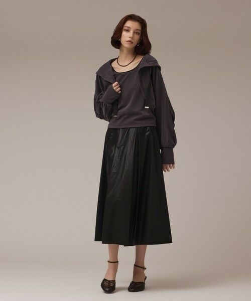 GRACE CONTINENTAL / グレースコンチネンタル ロング・マキシ丈スカート | コーティングタックスカート | 詳細17