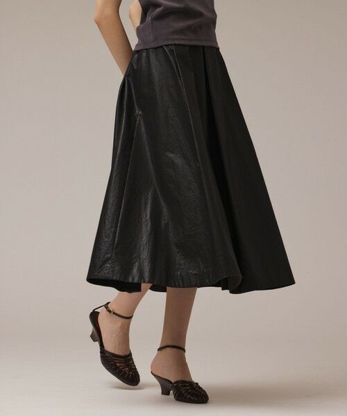 GRACE CONTINENTAL / グレースコンチネンタル ロング・マキシ丈スカート | コーティングタックスカート | 詳細20