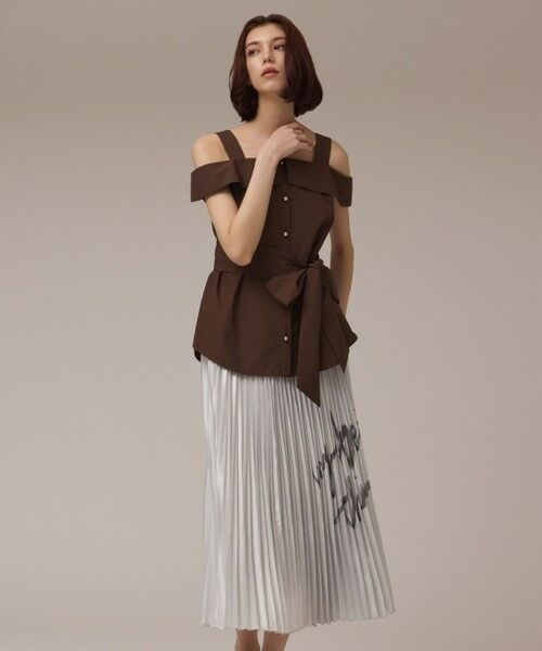 GRACE CONTINENTAL / グレースコンチネンタル ロング・マキシ丈スカート | コラボロングプリーツスカート | 詳細6