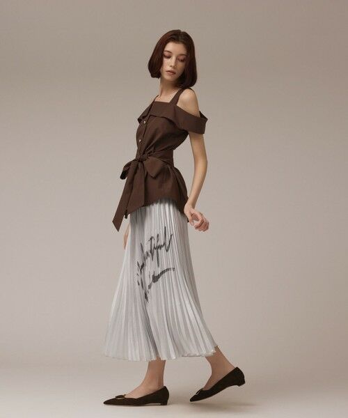 GRACE CONTINENTAL / グレースコンチネンタル ロング・マキシ丈スカート | コラボロングプリーツスカート | 詳細7