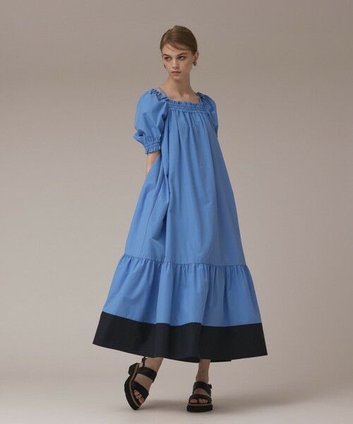 GRACE CONTINENTAL / グレースコンチネンタル ロング・マキシ丈ワンピース | ギャザーロングワンピース | 詳細1