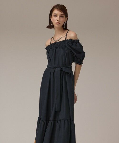 GRACE CONTINENTAL / グレースコンチネンタル ロング・マキシ丈ワンピース | ギャザーロングワンピース | 詳細24