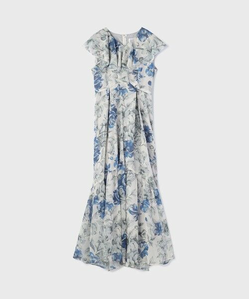 GRACE CONTINENTAL / グレースコンチネンタル ロング・マキシ丈ワンピース | フラワープリントフリルワンピース | 詳細7