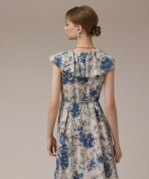 GRACE CONTINENTAL / グレースコンチネンタル ロング・マキシ丈ワンピース | フラワープリントフリルワンピース | 詳細6