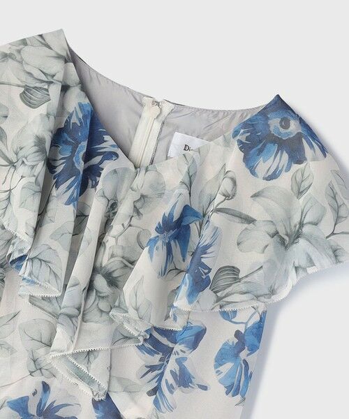 GRACE CONTINENTAL / グレースコンチネンタル ロング・マキシ丈ワンピース | フラワープリントフリルワンピース | 詳細9