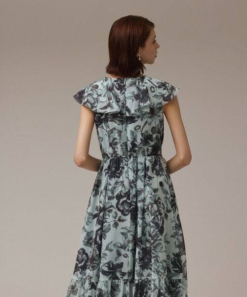 GRACE CONTINENTAL / グレースコンチネンタル ロング・マキシ丈ワンピース | フラワープリントフリルワンピース | 詳細14