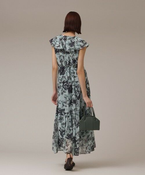 GRACE CONTINENTAL / グレースコンチネンタル ロング・マキシ丈ワンピース | フラワープリントフリルワンピース | 詳細11