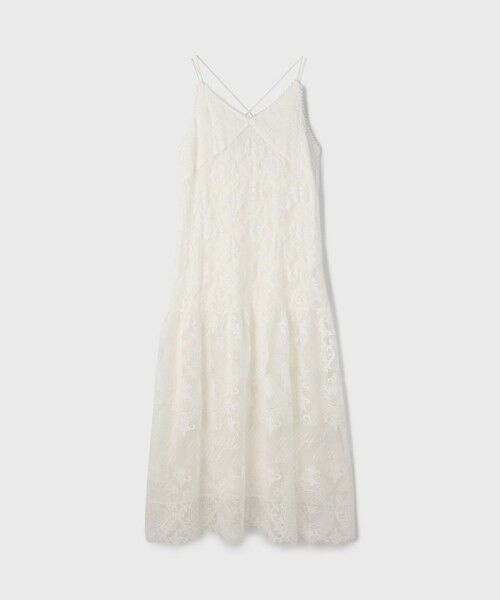 GRACE CONTINENTAL / グレースコンチネンタル ロング・マキシ丈ワンピース | ロゴ刺繍レースワンピース | 詳細9