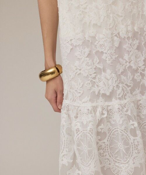 GRACE CONTINENTAL / グレースコンチネンタル ロング・マキシ丈ワンピース | ロゴ刺繍レースワンピース | 詳細6
