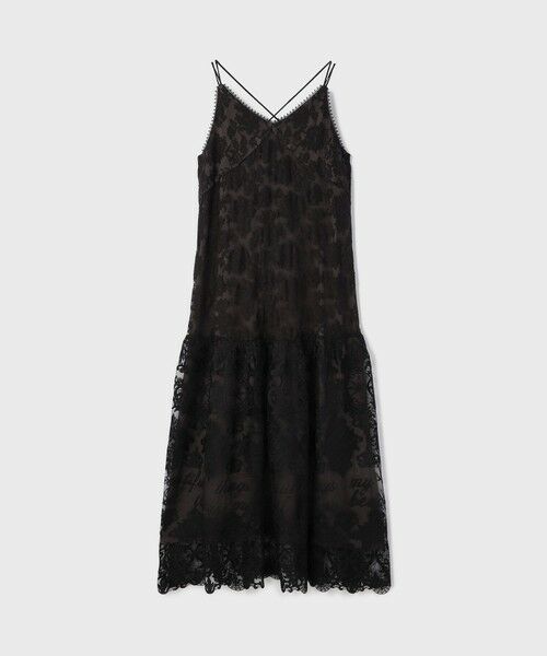 GRACE CONTINENTAL / グレースコンチネンタル ロング・マキシ丈ワンピース | ロゴ刺繍レースワンピース | 詳細18