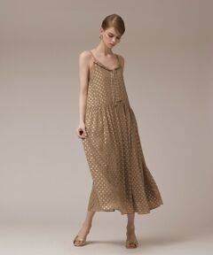 GRACE CONTINENTAL / グレースコンチネンタル ロング・マキシ丈ワンピース | フォイルドットキャミワンピース