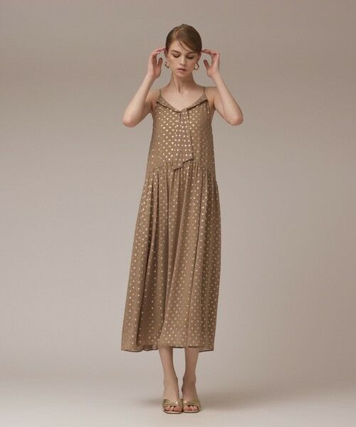 GRACE CONTINENTAL / グレースコンチネンタル ロング・マキシ丈ワンピース | フォイルドットキャミワンピース | 詳細3