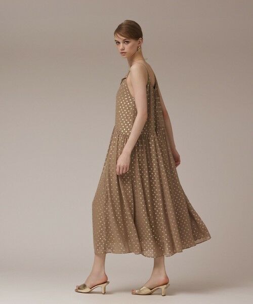 GRACE CONTINENTAL / グレースコンチネンタル ロング・マキシ丈ワンピース | フォイルドットキャミワンピース | 詳細4