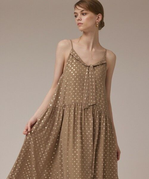 GRACE CONTINENTAL / グレースコンチネンタル ロング・マキシ丈ワンピース | フォイルドットキャミワンピース | 詳細6