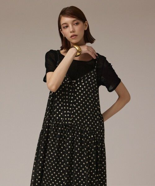 GRACE CONTINENTAL / グレースコンチネンタル ロング・マキシ丈ワンピース | フォイルドットキャミワンピース | 詳細12